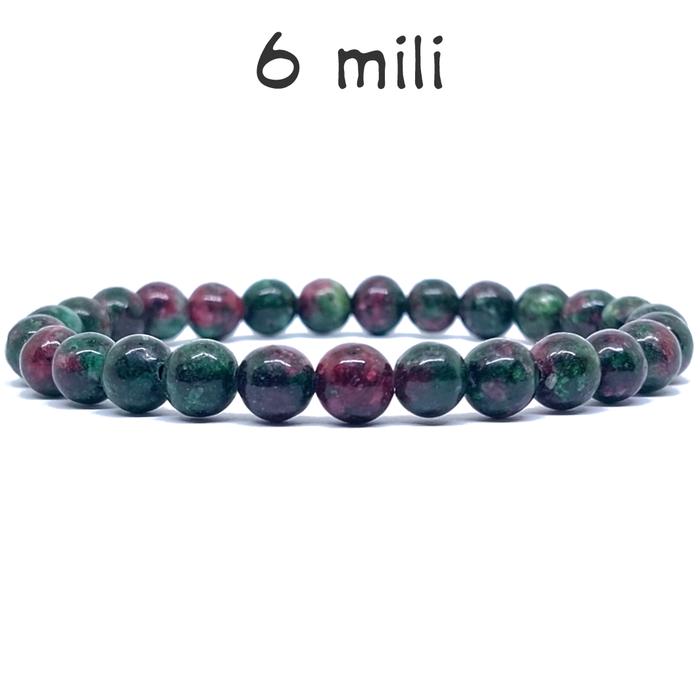 Gambar Gelang Green Ruby Tanzania Gelang tanzania hijau Natural Agate - 6 mili dari alamripermata undefined Tokopedia