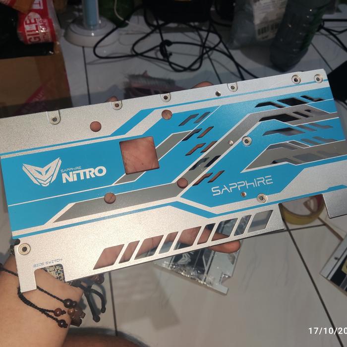Gambar Backplate Rx 580 480 570 470 PULSE Nitro Alumunium Original - RX 580 Nitro SE dari Sinar Pratama Store 11 undefined Tokopedia