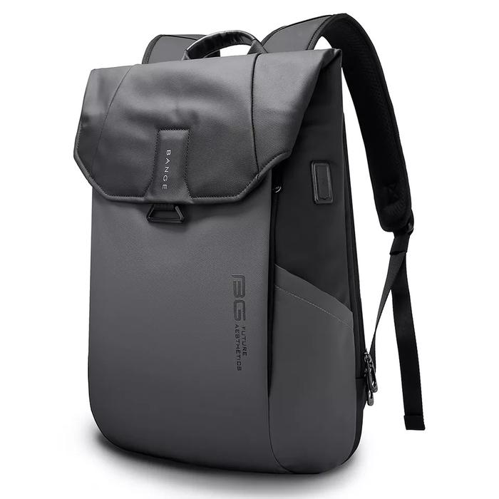 Gambar BG2575 Tas Bange Pria Ransel Pria Laptop 15.6 Foldable Scalable USB - Gray dari Azurist undefined Tokopedia