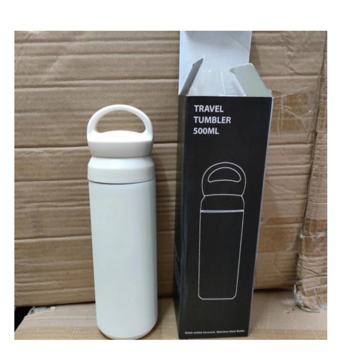 Gambar Tumbler Travel japan Gagang/Termos travel polos/Termos Travel polos - Putih dari Zen2 Shop undefined Tokopedia