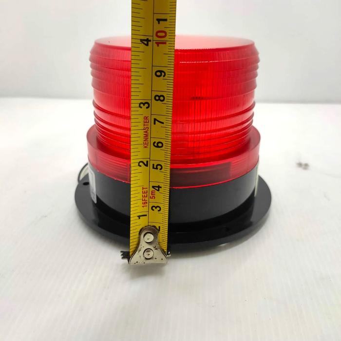 Gambar LAMPU STROBO LED/WARNING LIGHT SKE-5095 SANKOMEC 12/24VDC ORIGINAL - Merah dari GUDANG ALARM ID undefined Tokopedia
