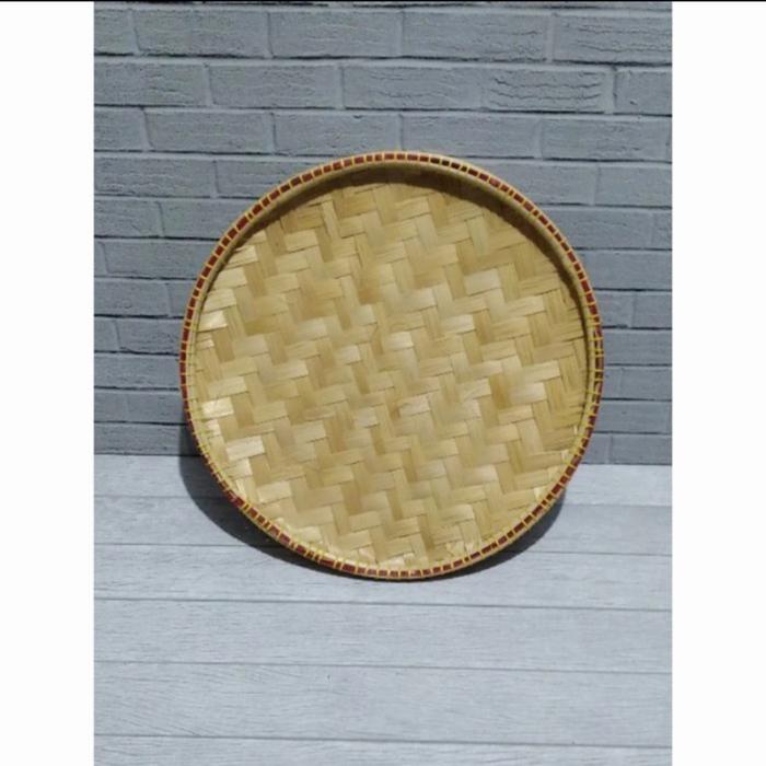 Gambar Tampah bambu ukuran 30, 35, 40, 45, 55, 60 cm - 30 cm dari King & Queen 7 undefined Tokopedia