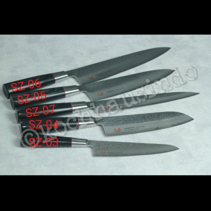 Gambar Suncraft Knife Series Senzo Damascus Pisau Jepang Japanese Knive - chef knife 24cm dari Kochindo undefined Tokopedia