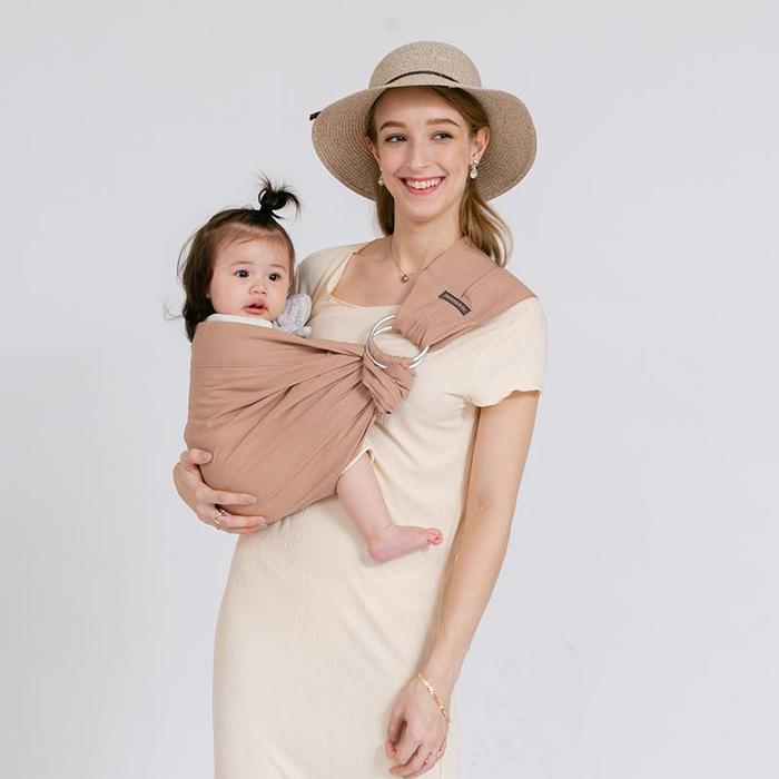 Gambar Tweeling & Co. Baby Sling - Gendongan Bayi Kain - brown dari Home Cantik undefined 2 Tokopedia