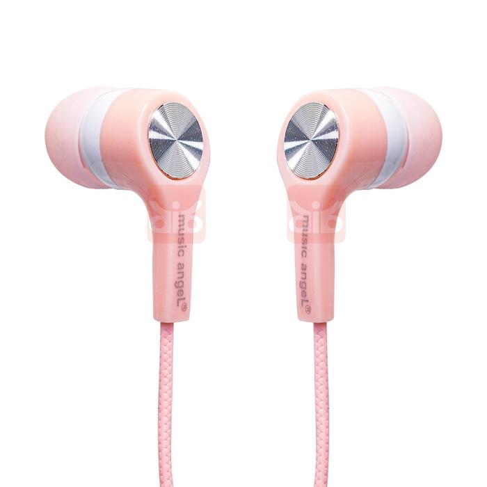 Gambar AIKOSIA HEADSET/HANDSFREE/EARPHONE/HF MUSIC ANGEL MP3 MACARON STEREO E - Pink dari AIKOSIA undefined Tokopedia