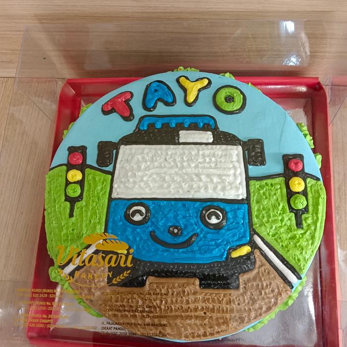 Jual kue ulang tahun karakter tayo - birthday cake - cake ultah anak