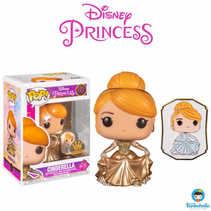 Gambar Funko POP! Disney Ultimate Princess Cinderella Gold & Enamel Pin #222 dari Funkoholic undefined Tokopedia