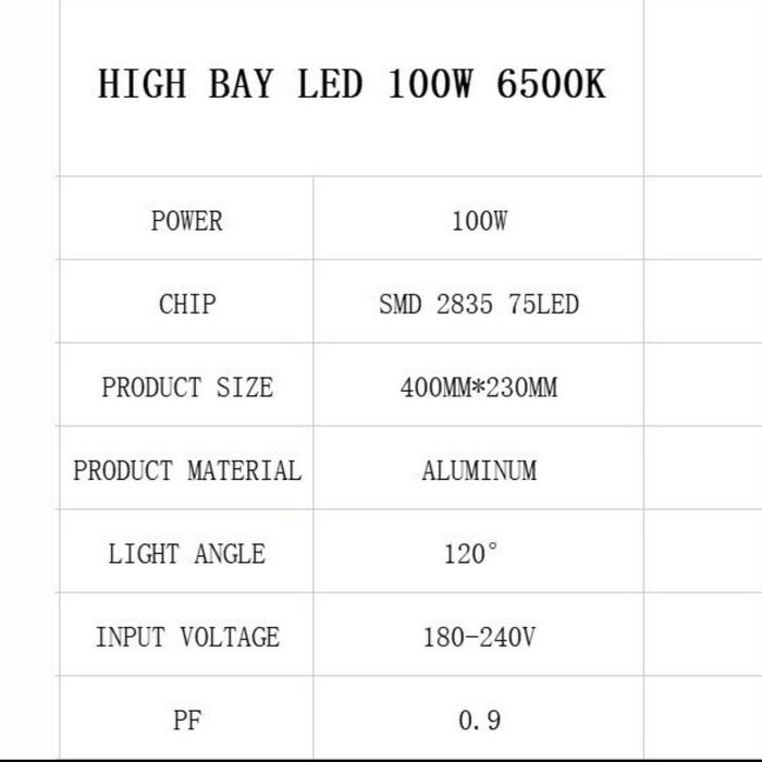 Gambar Lampu led highbay 200w 200 watt led high bay industri gantung 200w - 100w smd dari Brilliant LED LTC undefined Tokopedia