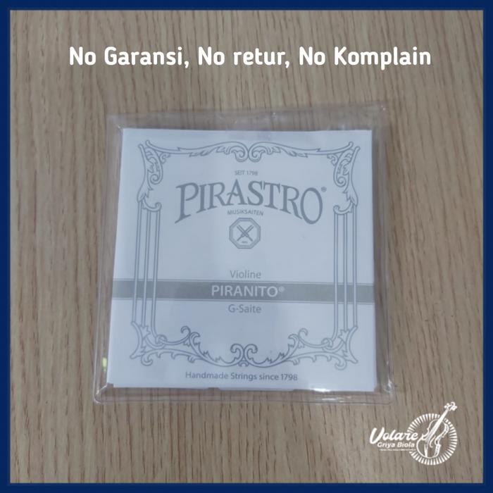 Gambar Senar Biola Pirastro Piranito - Harga Bawah dari Volare Griya Biola 02 undefined Tokopedia
