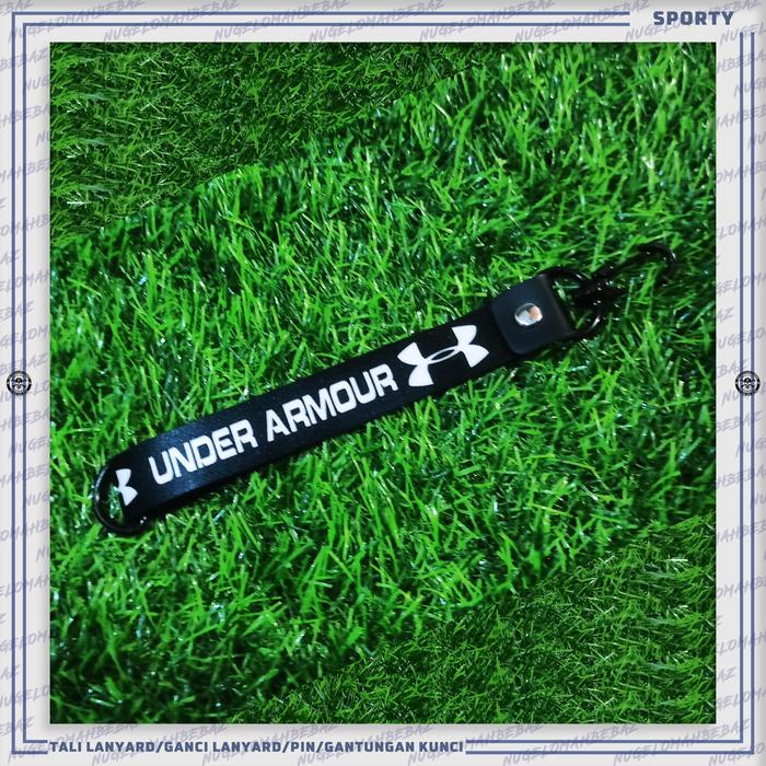 Jual TALI LANYARD/GANCI/PIN/GANTUNGAN KUNCI/HP UNDER ARMOUR
