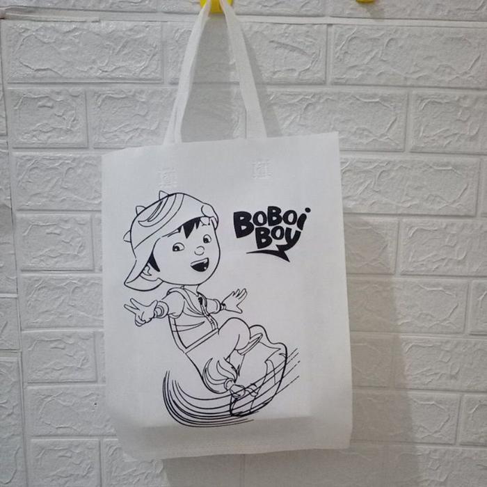 Gambar Totebag lukis Tas mewarnai anak Tas spunbond Karakter - Bobo boy dari hafiz02 undefined Tokopedia