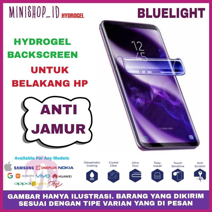 Gambar REALME 10 PRO PLUS ANTI GORES GLOSSY MATTE BLUELIGHT BACK SCREEN HYDRO - BACK BLUE dari MINISHOP OFFICIAL undefined Tokopedia