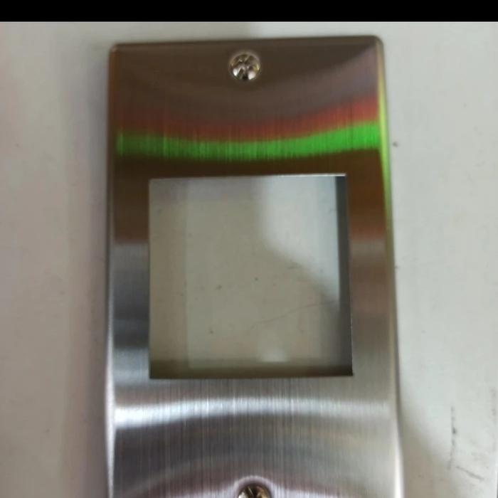 Gambar tutup panasonic stainless besi cover face plate full color - ARDE WZ 1761 dari PROLED ELECTRIC undefined Tokopedia