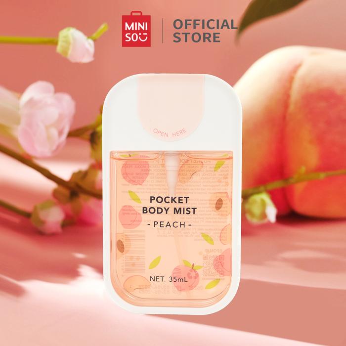 Gambar Miniso Parfum Unisex Pocket Body Mist Fragrance Badan Awet Body Spray - peach dari minisoshopid undefined Tokopedia