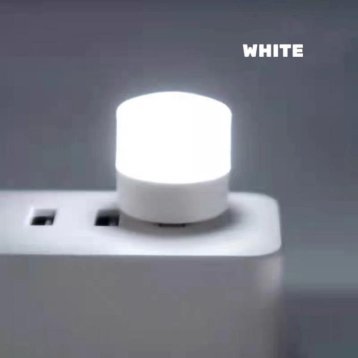 Gambar USB Mini LED Night Light/ Lampu Baca Tidur / Lampu Portable Travel - Putih dari sallshop08 undefined Tokopedia