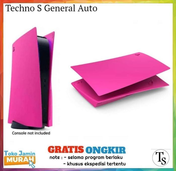 Gambar PS5 Cover Case Digital Version replacement face Plate / Casing PS 5 - Nova Pink dari Techno S General Auto / TSGA undefined Tokopedia