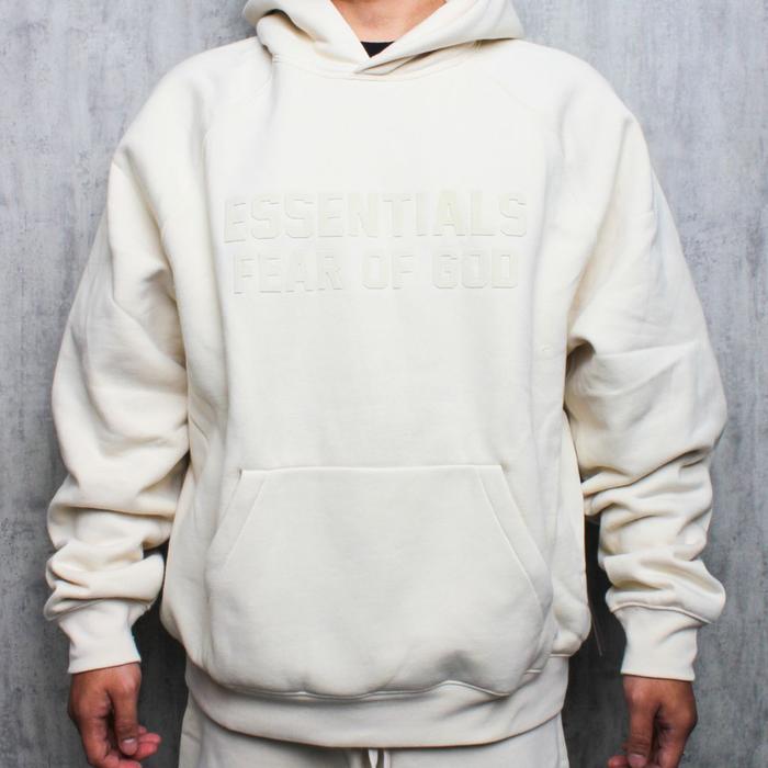 Gambar Fear Of God FOG Essentials Egg Shell Hoodie 100 % Original BNIB - M dari TSM Sneaker undefined Tokopedia