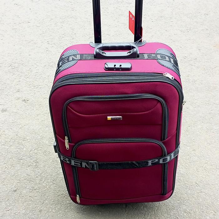 Gambar KOPER POLO 24 INCH BAHAN 24 INCI KANVAS BAGASI - MAROON dari BAGTOBAG99 undefined Tokopedia