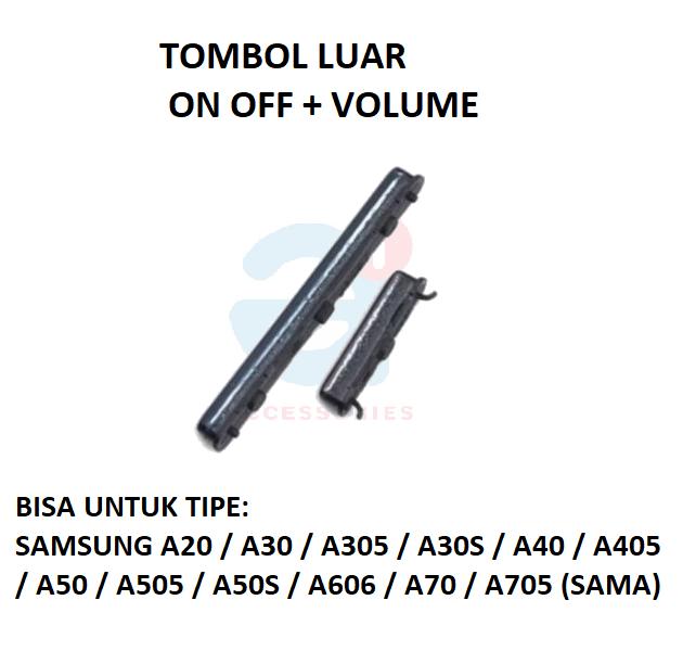 Jual TOMBOL LUAR POWER ON OFF VOLUME SAMSUNG A20 A30 A30S A50 A50S A70 ...