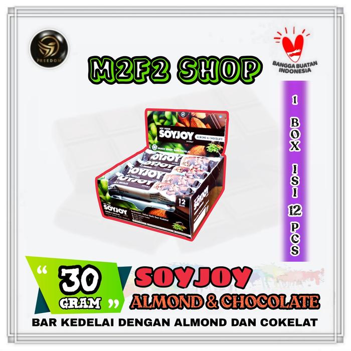 Gambar SOYJOY Almond & Chocolate - 30 gr (Harga Pack) dari M2F2 Shop - Paseban undefined Tokopedia