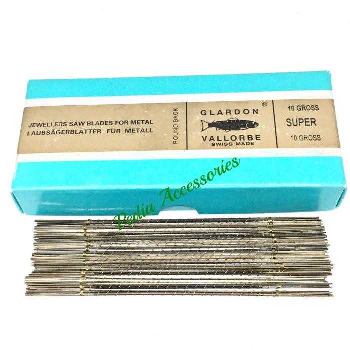 Gambar MATA GERGAJI EMAS GLARDON VALLORBE/MATA GERGAJI CAP IKAN -1Lusin(12pcs - no. 0 per lusin dari Pedia Accessories undefined Tokopedia