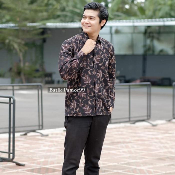 Gambar Gamis Batik Couple/ Baju Pasangan Suami Istri/ Baju Couple Keluarga - Kemeja Saja, L dari RR SHOP99 undefined Tokopedia