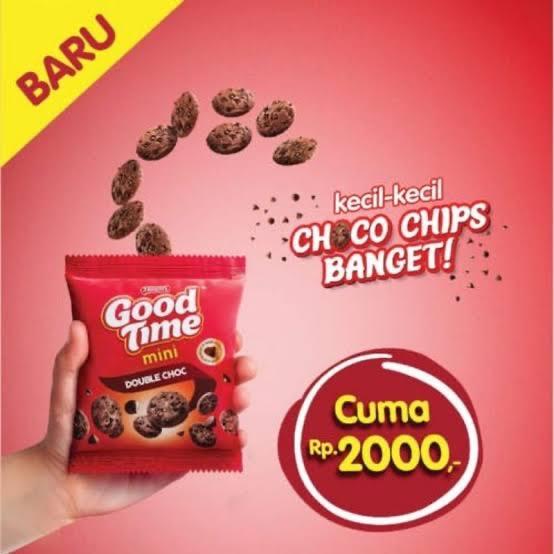 Gambar Good Time mini Double Chocochips Cookies (kemasan box isi 12 pouch) dari Toko Atong Grosir undefined Tokopedia
