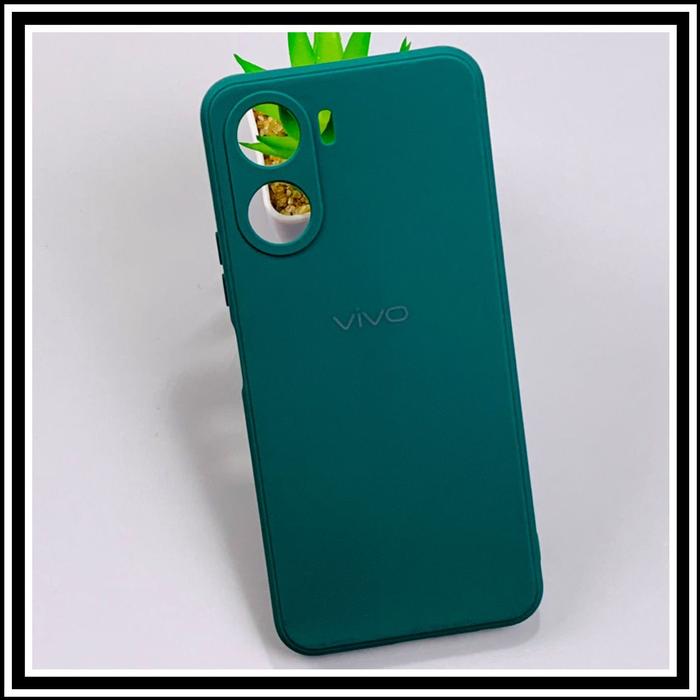 Gambar VIVO Y16 4G 2022 SOFT SILICONE LIQUID RUBBER CASING COVER TPU CASE ORI - HIJAU TUA, VIVO Y16 2022 dari Original Shop Nillkin undefined Tokopedia