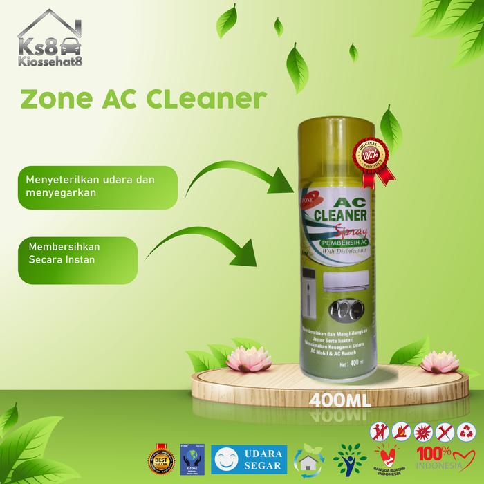 Jual ZONE Ac Cleaner 400ML Pembersih AC Mobil dan Rumah - Ac Cleaner ...