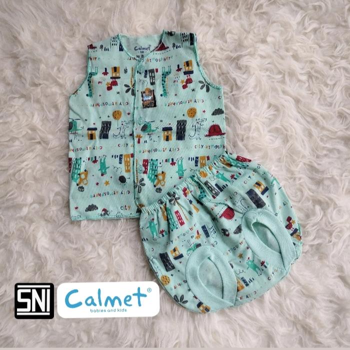 Gambar Setelan Bayi Baru Lahir Tanpa Lengan/Baju Baby Newborn - Calmet Hj City, Newborn dari Izafra undefined Tokopedia