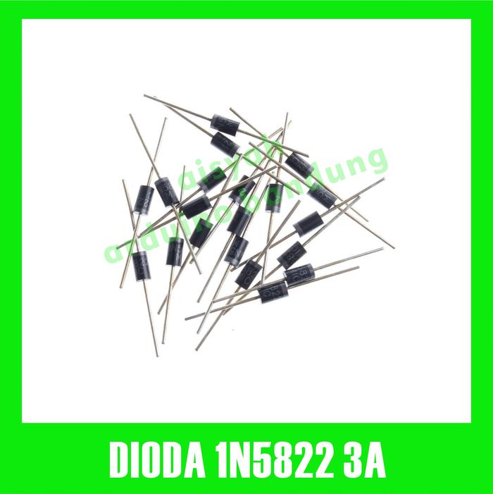 Gambar Dioda 1N5822 IN5822 1N IN 5822 3A 40v Schottky Barrier Rectifier Diode dari aisyah arduino bandung undefined Tokopedia