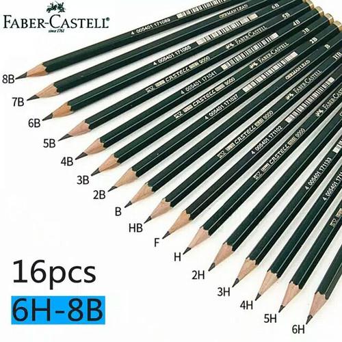 Gambar Pensil Faber Castell (6H 5H 4H 3H 2H H F HB B 2B 3B 4B 5B 6B 7B 8B (1 BUAH) ++ - 6H dari ILONA STATIONERY undefined Tokopedia