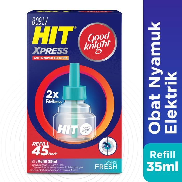 Gambar HIT - Refill Obat Anti Nyamuk Elektrik GOODKNIGHT XPRESS Pembasmi DBD - Fresh dari INTI MEDIKA STORE undefined Tokopedia