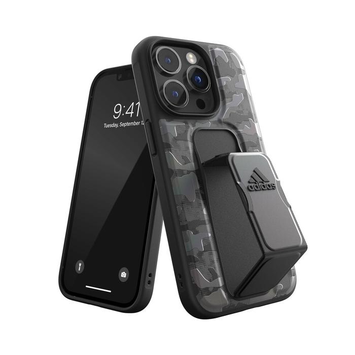 Gambar Casing iPhone 14 Pro Adidas Sport Grip Anti Slip Stand Soft Case - Camo Black dari IGA Tech Lifestyle undefined Tokopedia