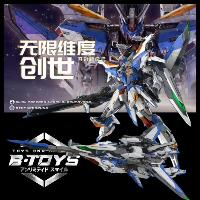 Gambar Infinite Dimension Genesis MG 1/100 Genesis model kit Deluxe metalpart dari B-Toys And Hobbies undefined Tokopedia