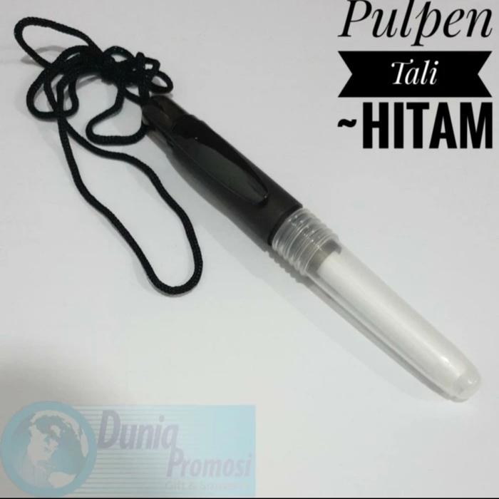 Gambar Pulpen Tali ~ Pulpen Insert paper / Pulpen Promosi Murah Custom Logo - Hitam dari DuniaPromosi99 undefined Tokopedia