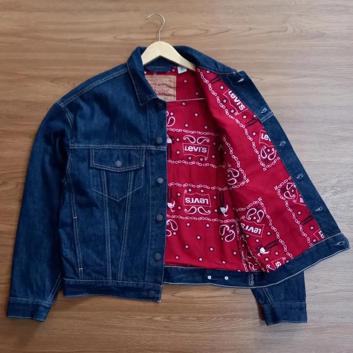 ジャケット・アウター MLVINCE paisley jacquard trucker jacket MLVINCE/ paisley jacquard trucker jacket