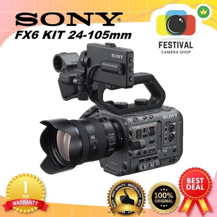 Jual Sony FX6 Digital Cinema Camera Kit FE 24105mm F4 G OSS Kota