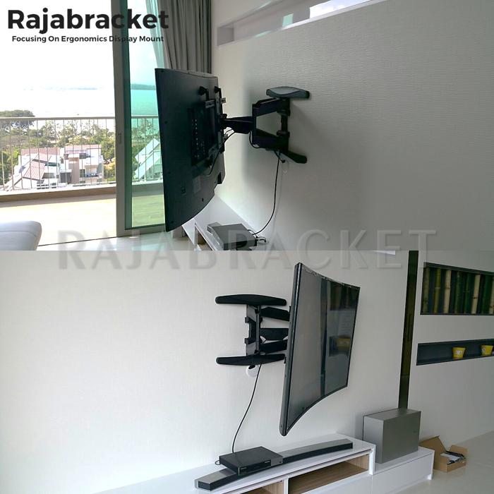 Gambar Bracket TV Swivel 50 55 60 65 70 75 80 85 90 95 100 105 110 inch, Full Motions Universal TV LCD dan LED - 55" - 85" dari Raja Bracket Indonesia Kota Tangerang Selatan Tokopedia