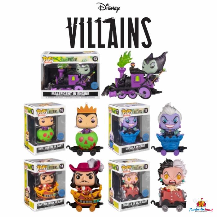 FUNKO POP ディズニー ヴィラン トレインシリーズ5セット