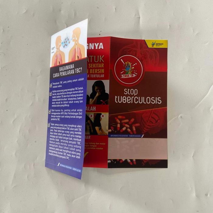 Gambar Leaflet / Brosur Stop Tuberculosis / Stop TB - Paket Isi 100 dari Sahabat Sejasa undefined Tokopedia