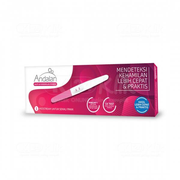 Gambar ANDALAN PREGNANCY TEST MIDSTREAM (1 PCS) dari K24Klik undefined Tokopedia