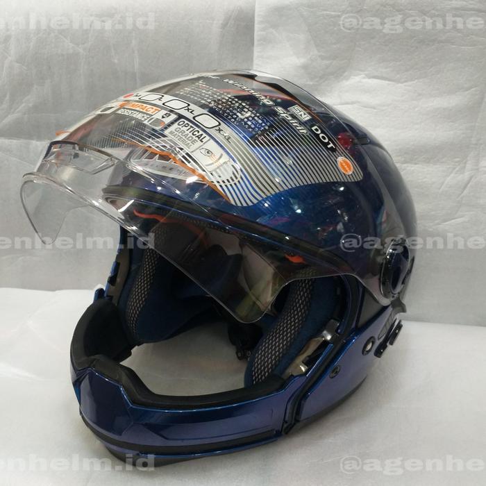 Gambar Helm INK Modular MF-1 2-Visor promo - dark purrpe, M dari AgenHelmid undefined Tokopedia