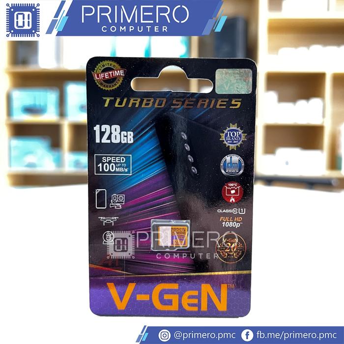 Gambar V-GeN Turbo 16 32 64 128 GB Memory Card Micro SD MicroSD Class 10 TF dari Primero Computer undefined Tokopedia