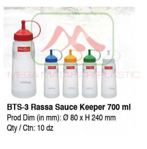 Jual Botol kecap saus sambal 700ml Rassa BTS3 Basic Home by Lion Star ...