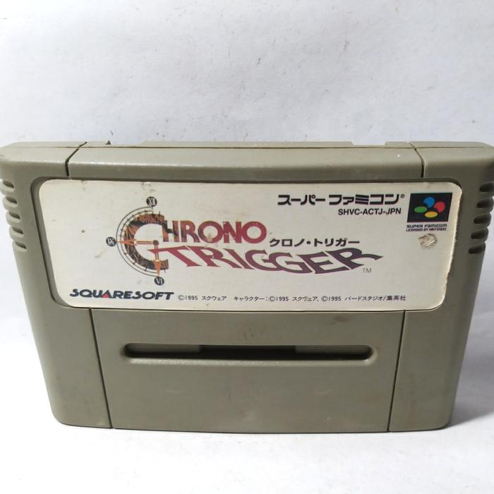 Gambar Kaset Super Famicom Nintendo Chrono Trigger 1995 Video Games Rare Toys dari Toko Misteri undefined Tokopedia