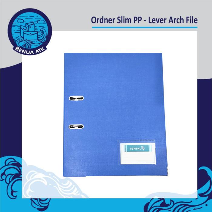 Gambar Penpal Lever Arch File / Ordner Folio Slim PL-403 - Med Blue dari BENUA ATK undefined Tokopedia