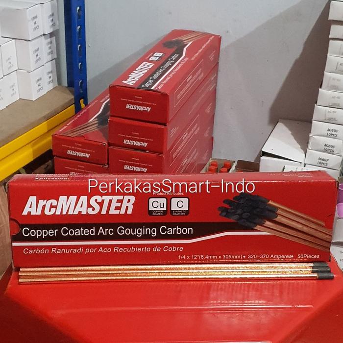 Gambar carbon gouging 6mm/carbon rod 6,5mm/kawat las potong 6,4mm - 1 pc dari PerkakasSmart-Indo undefined Tokopedia