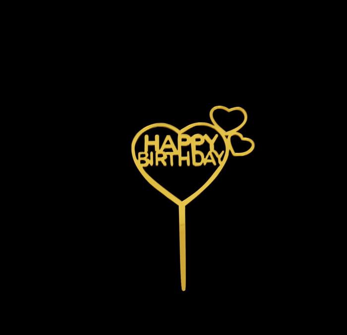 Gambar Cake Topper Acrylic Happy Birthday Akrilik/ Happy Birthday Akrilik - ACR77 dari Aloka Baking Shop undefined Tokopedia