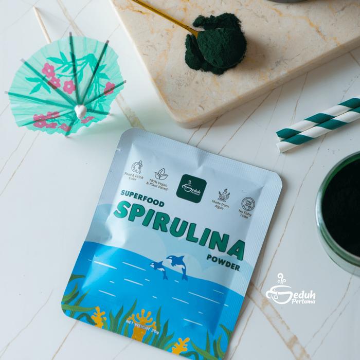Gambar Spirulina Superfood Powder - Bubuk Spirulina Organic Food Grade - sachet dari Seduh Pertama undefined Tokopedia